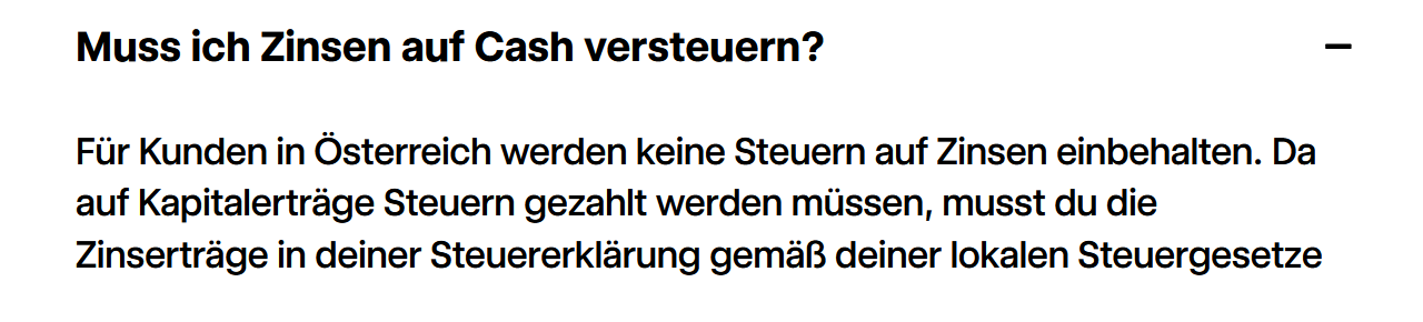 Sonderbedingungen Österreich